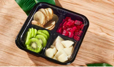 Divided fruit container — AD-118