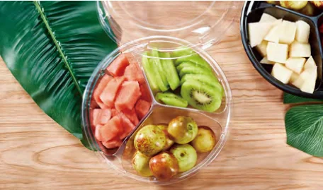 Divided fruit container — AD-180