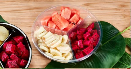 Divided fruit container — AD-190