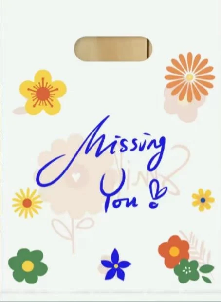 Missing you florals gift bag — PPB-G010
