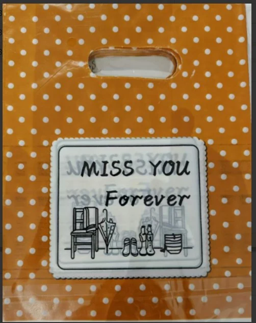 Golden polka dots gift bag — PPB-G018
