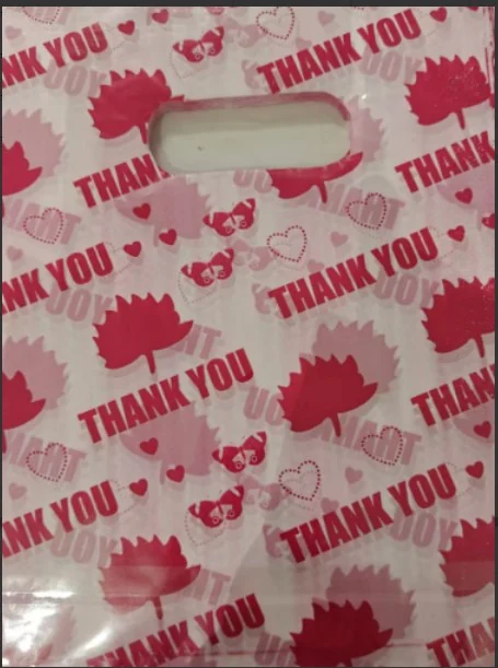 Pink thank you gift bag — PPB-G019
