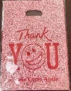 Pink thank you smile gift bag — PPB-G032