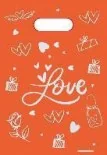 Orange love gift bag — PPB-G055