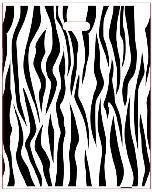 Zebra print gift bag — PPB-G065